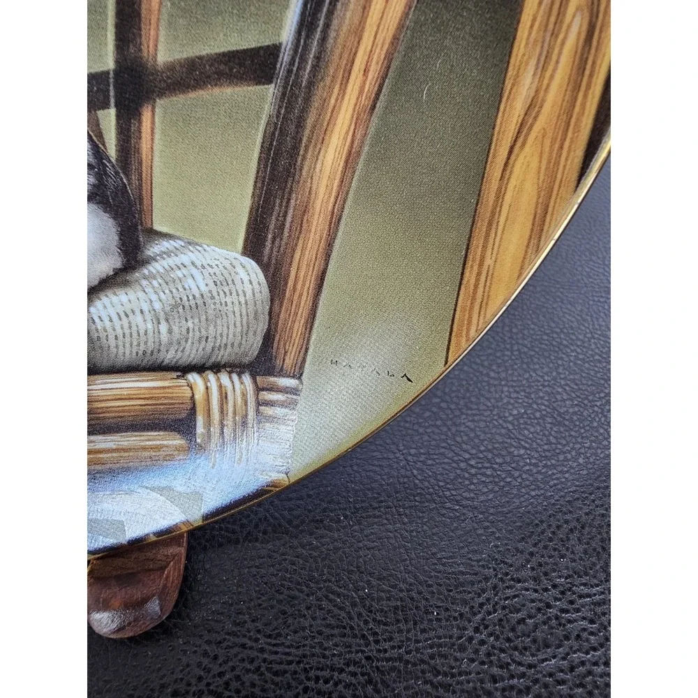 Danbury Boston Terriers Plate 'Nap Time' By Dan Hatala